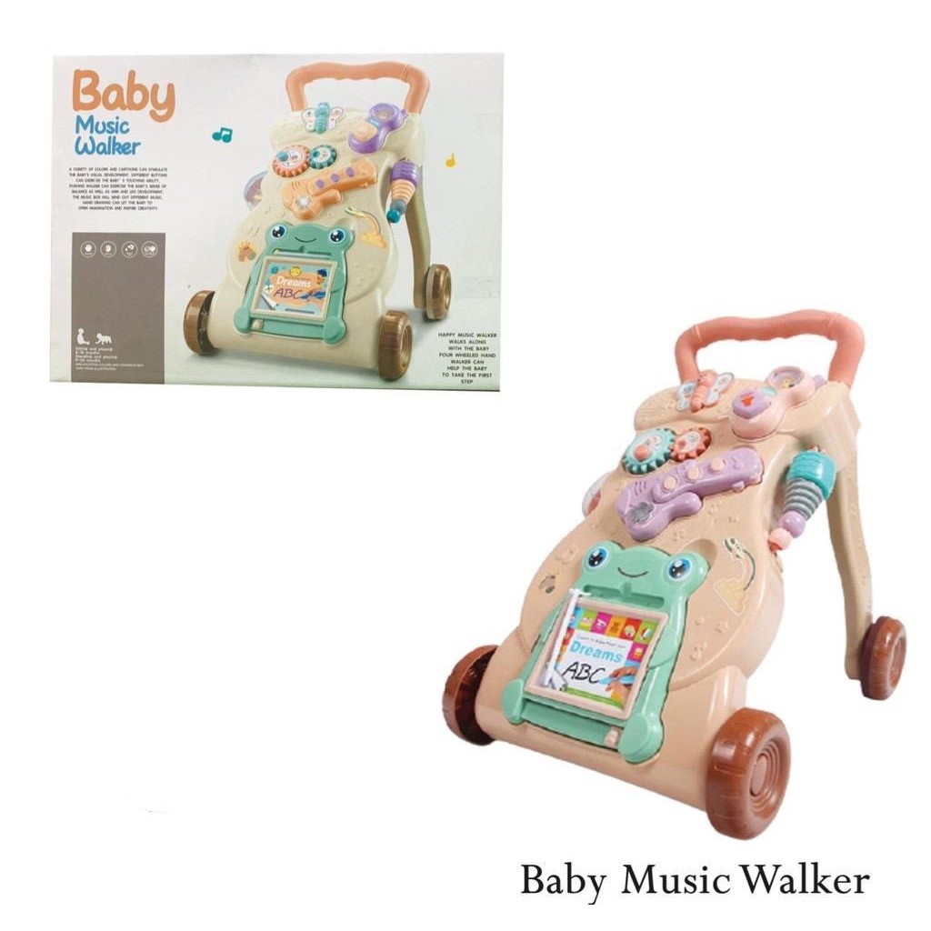 Mainan Bayi Music Walker Dengan Pemberat Baby Walker - Aktivitas Bayi - Belajar Berjalan