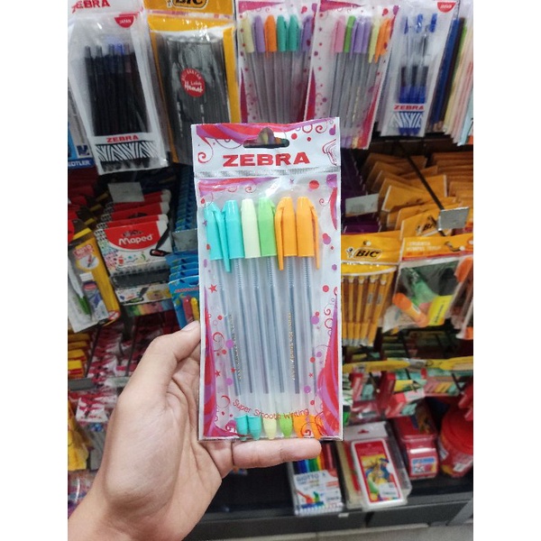 

bolpoin zebra pic candy gel 0,7 ,6set