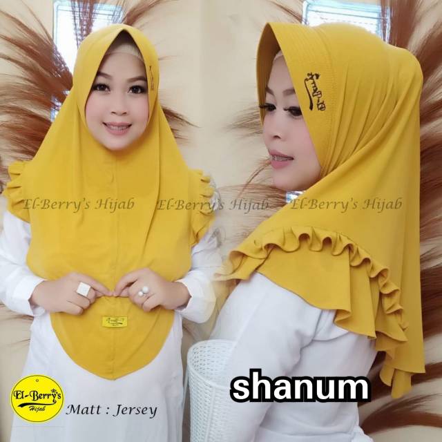 Grosir jilbab instan shanum by El berrys