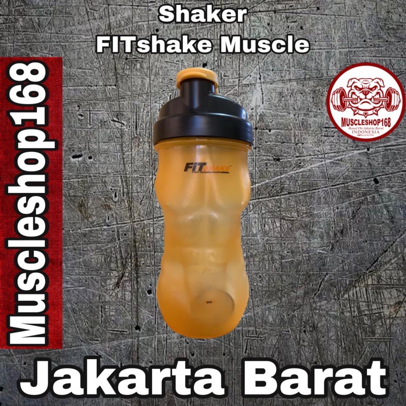 Fitshake Shaker Muscle Fitness Bottle Botol Minum Gym Tumbler