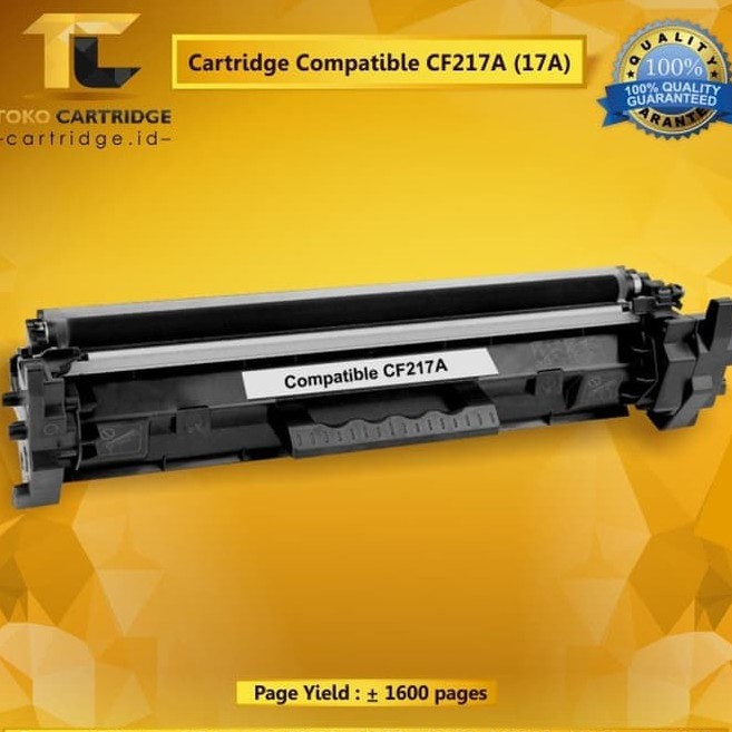 Cartridge Toner Compatible 17A CF217A Black Printer Laserjet M130fn M130fw M130nw M130a M102a M10