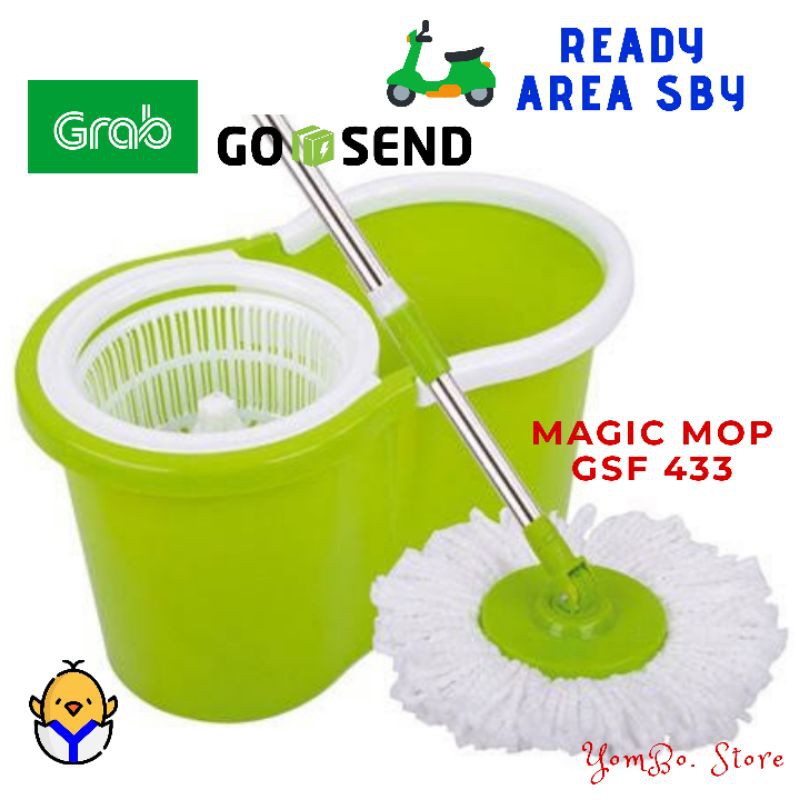 《YomBo Store》SPIN MOP GSF MAGIC MOP 360 | ALAT PEL GSF 433 422