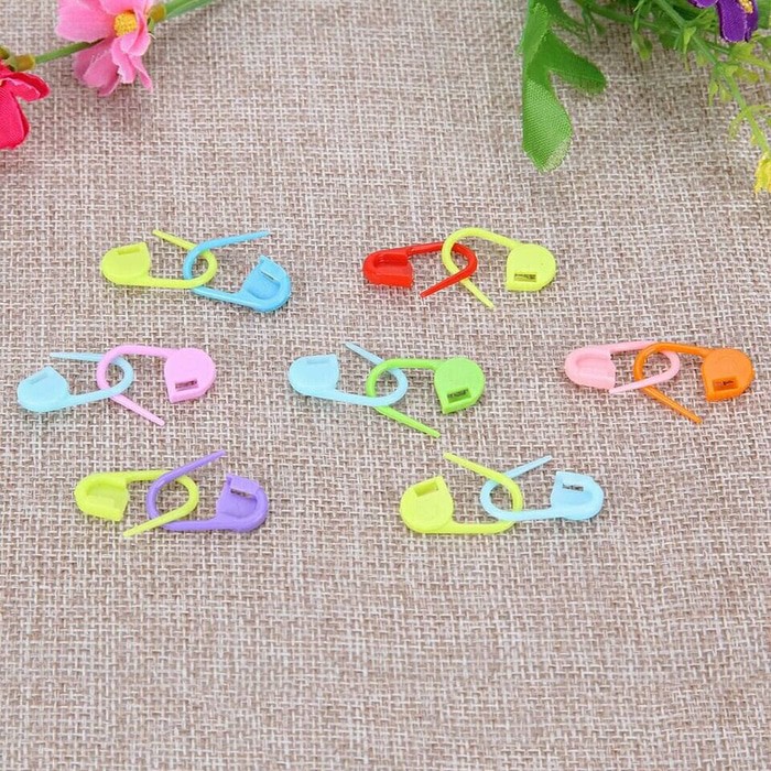 10pcs/lot peniti plastik buat penanda pas rajut crochet knitting