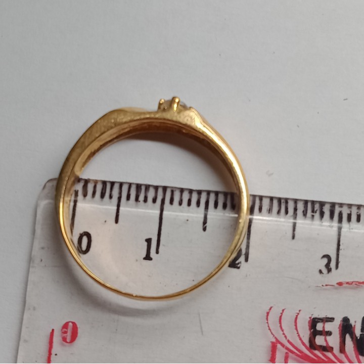 Cincin Emas 17K - 3 gr Kadar 750 - 792