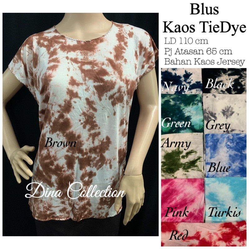 Blus Kaos Tiedye