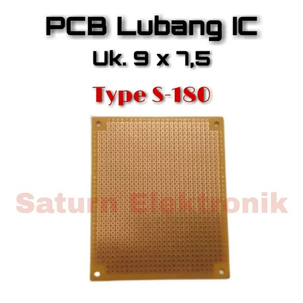 PCB Lubang IC Biasa 9x7.5 S-180