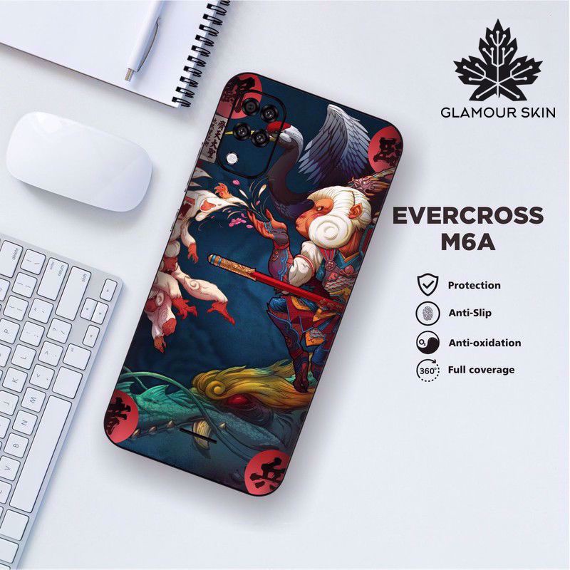 *(Dapat2PCS)* EVERCOSS M6A Garskin Case/Stiker Protector Motif JAPAN