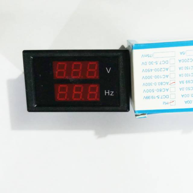 Hz &amp; volt meter led dispaly