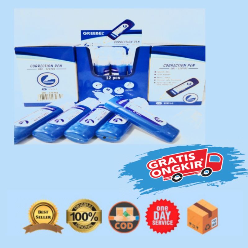 

STIPO GREBEEL COREECTION PEN TIPE X PENGHAPUS PULPEN STIPO