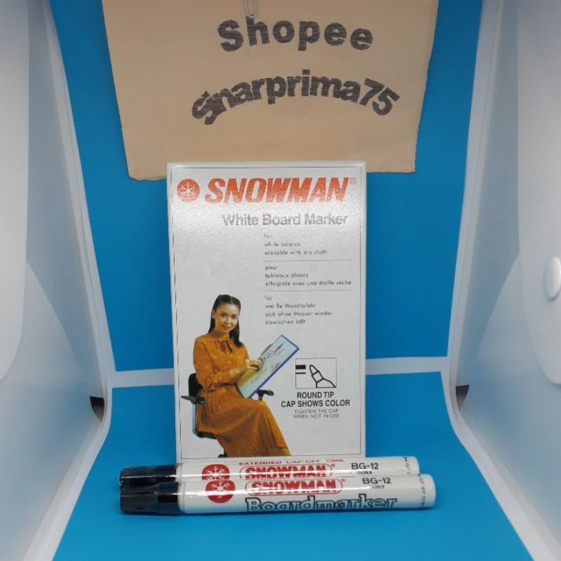 

Spidol white board Snowman Hitam