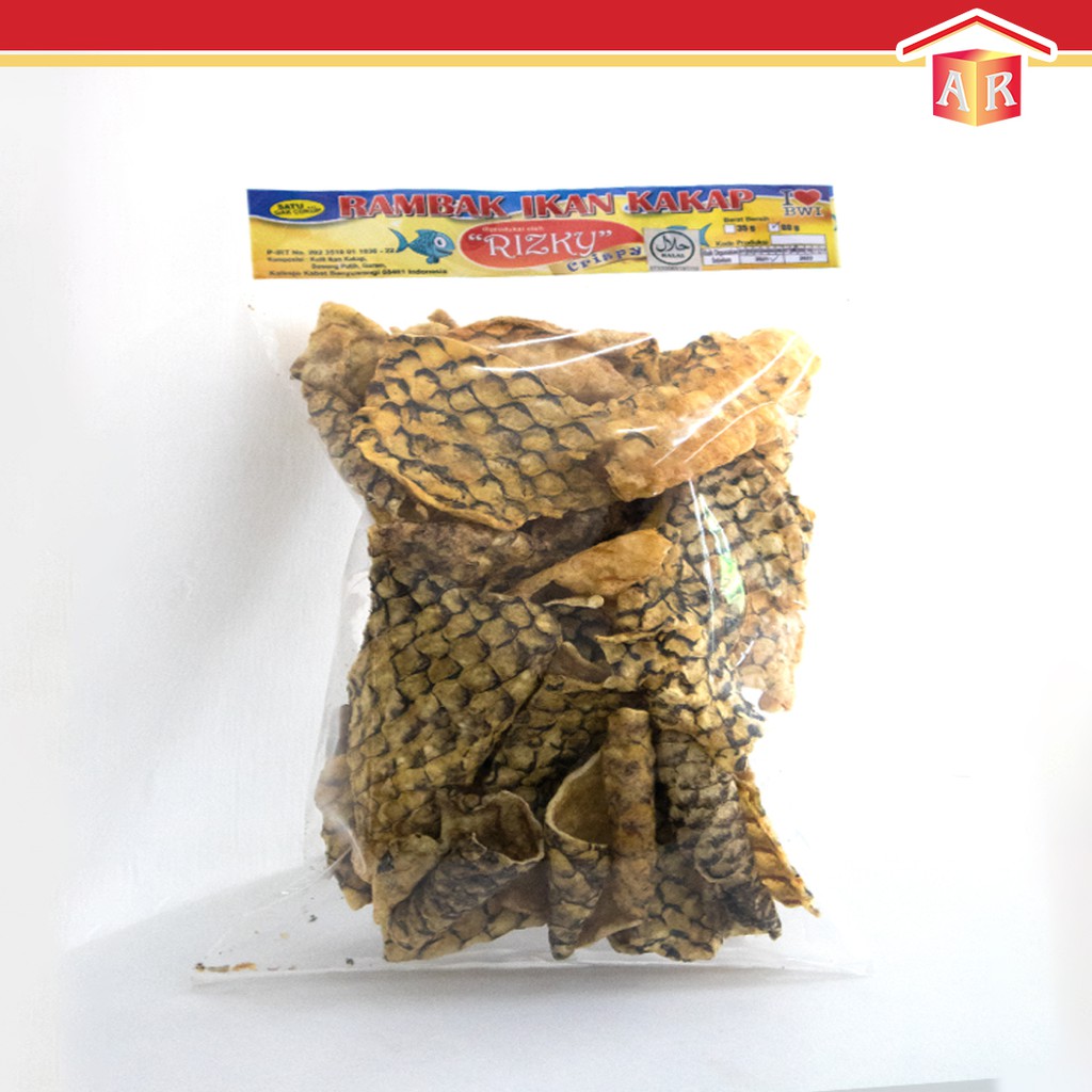 

Keripik Kripik Rambak Ikan Kakap - Cemilan Oleh Oleh Khas Banyuwangi