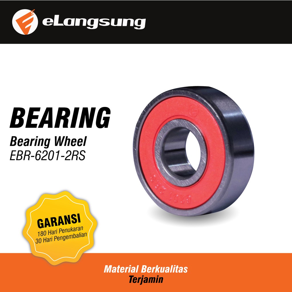 eLangsung Bearing Wheel Rear Sprocket Drum-Bearing Wheel 6201