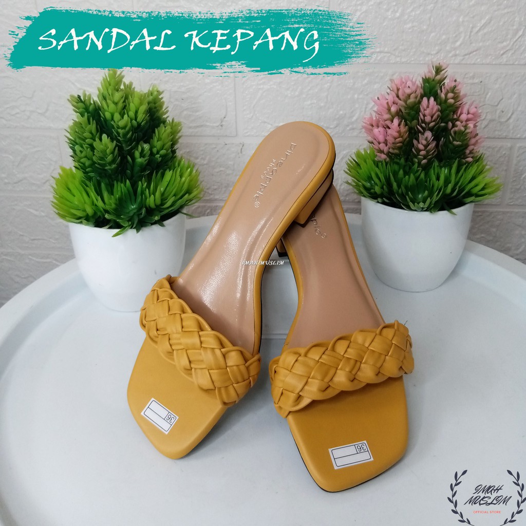 SENDAL WANITA SANDAL PINEAPPLE ORI SELOP TALI KEPANG BISA COD