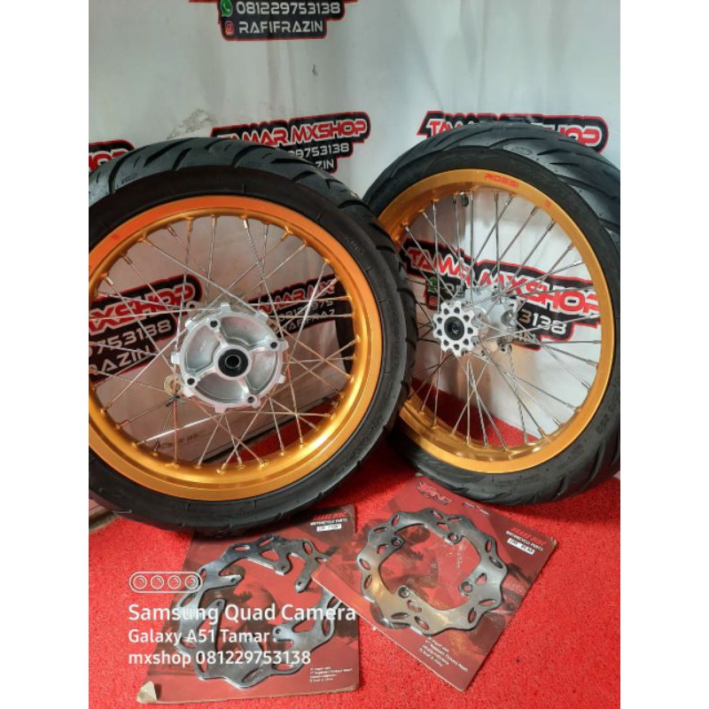 velg supermoto honda crf150L ring 17 murah