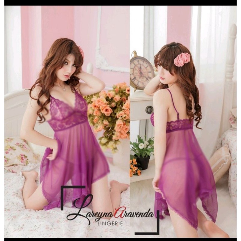 ✅ JESO lingeries transparan kado teman baju haram hot sexy