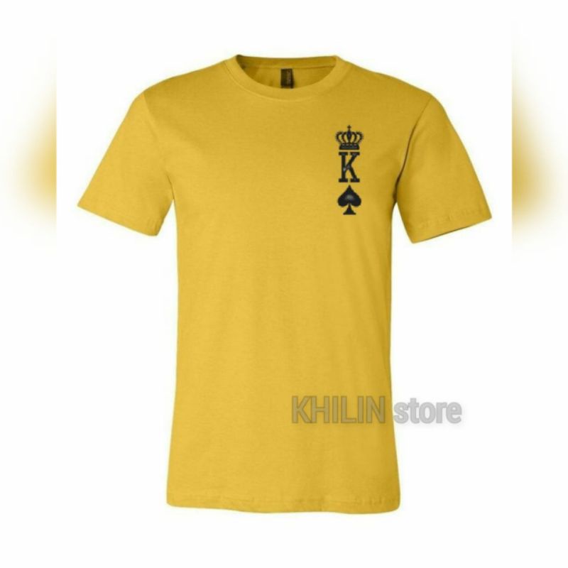 Kaos Pria Dewasa King Baju Atasan Distro Pria Lengan Pendek Cod