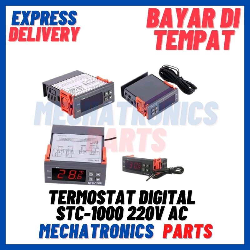 [MDL-9010] THERMOSTAT/TERMOSTAT DIGITAL STC-1000 220V AC SUHU TEMPERATURE CONTROL