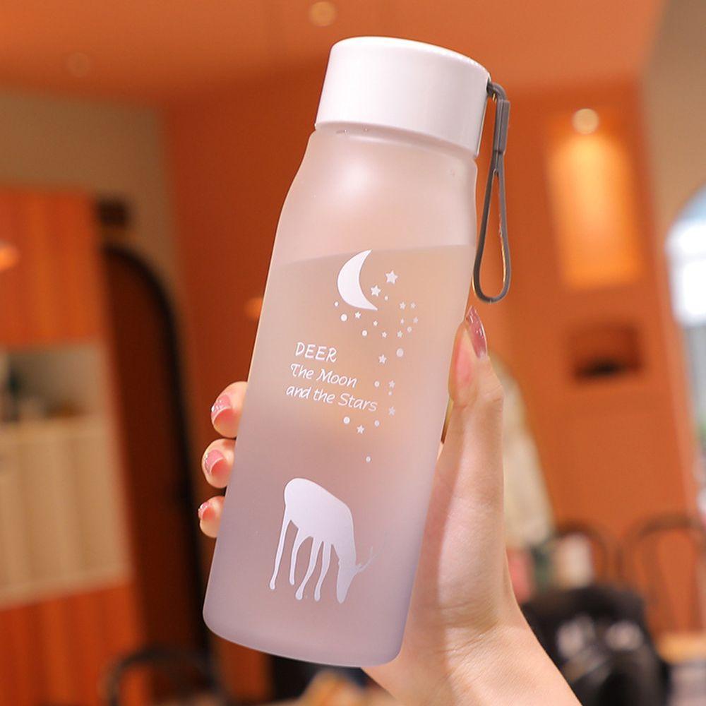 Populer Botol Air Minum Plastik 560ml Portable Travel Tahan Jatuh Anti Bocor Olahraga Outdoor