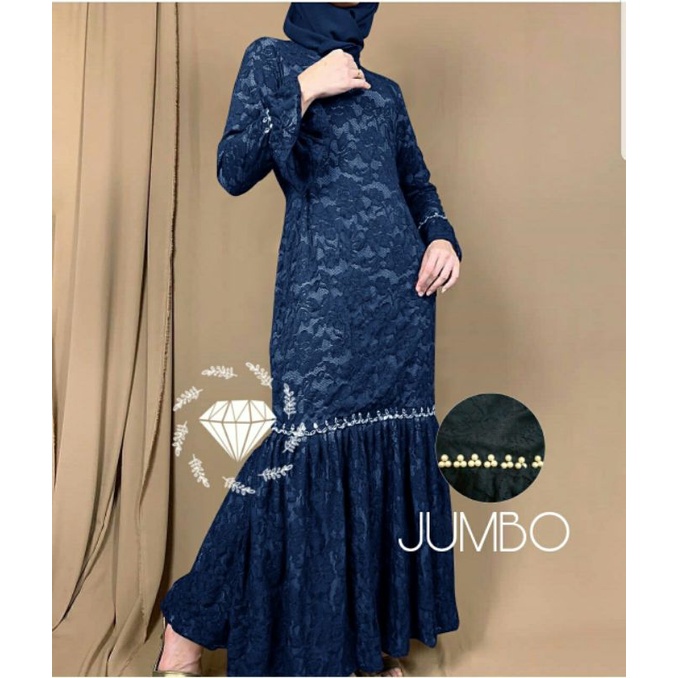 NURHALIZA JUMBO. MAXI DUYUNG JUMBO.DRESS MURAH. LLG