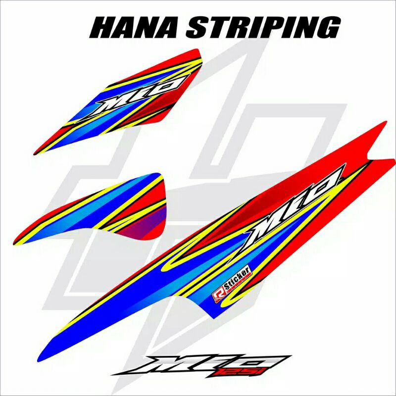 Striping Variasi Mio Sporty list variasi Mio sporty kode 04