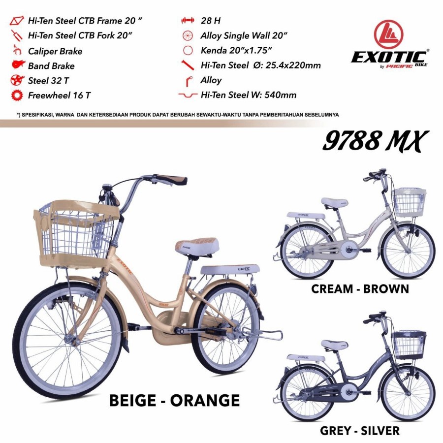 Sepeda Mini 20 Pasific Exotic 9788 MX