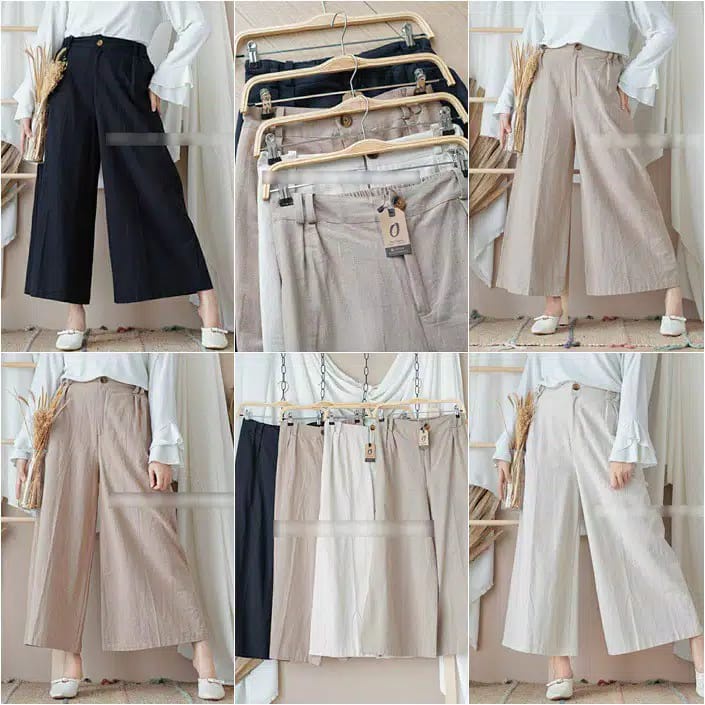 ELAINE PANT CULLOTE KATUN RAMI CELANA WANITA MURAH &lt;