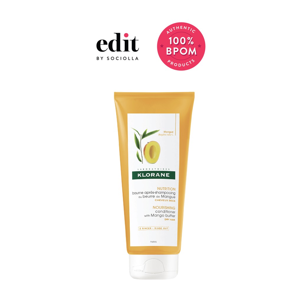 

Klorane Nourishing Conditioner with Mango Butter - size: 200 ml - Edit by Sociolla