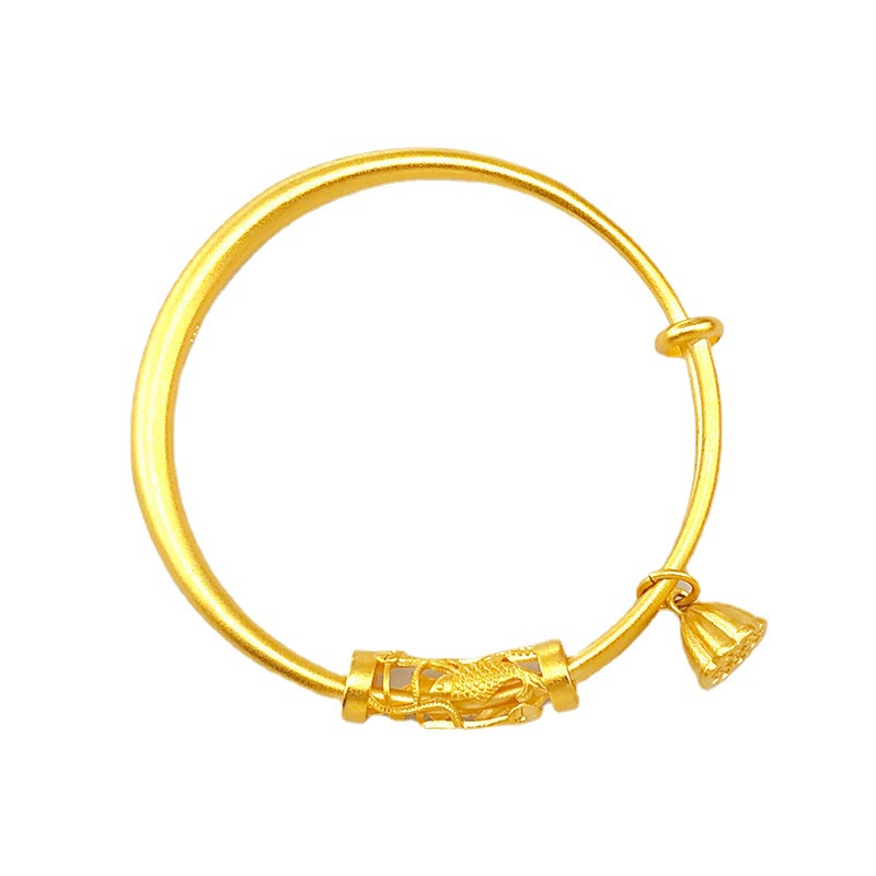 Gelang Wanita Emas Bahan Titanium Anti Karat Dan Tidak Mudah Luntur Dengan Lapis Emas 375-320-GELANG20