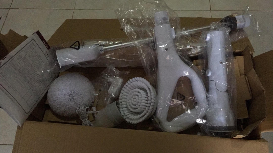 Hanssem Triple Plus Wireless Electric Spin Scrubber