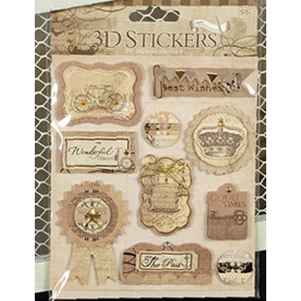 

Scrapbook 3D Sticker - Tag Shape