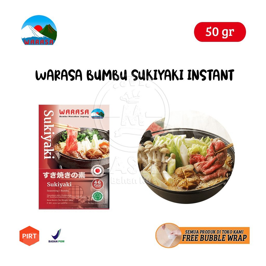 

Warasa Bumbu Instant Jepang HALAL [50-60 gr]