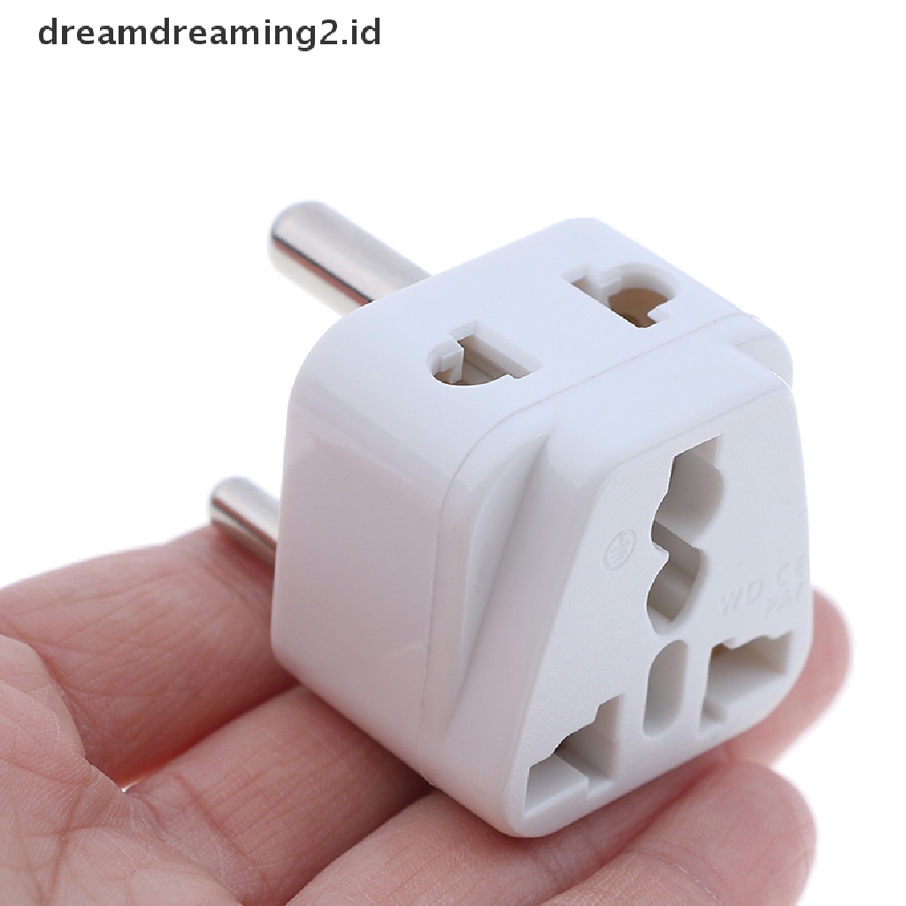 (LIKE) Adaptor Konverter power plug US AU UK Ke India / Sri Lanka / Nepal Universal Untuk travel