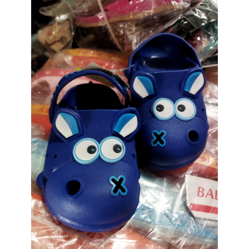 BAIM ANAK LUCU 2109+1 SIZE 17-22/SEPATU ANAK LAKI&quot; DAN PEREMPUAN KARAKTER HIPPO