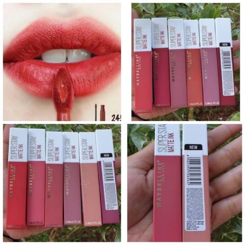 Maybelline Super Stay Ink Matte Lipcream Barcode