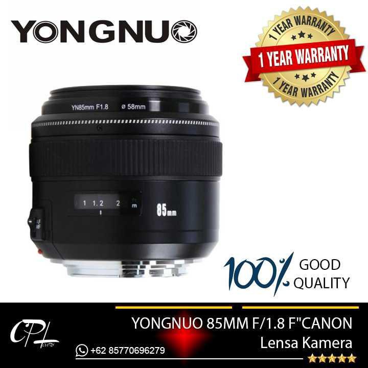 Lensa Yongnuo 85mm F1.8 Lens For Canon