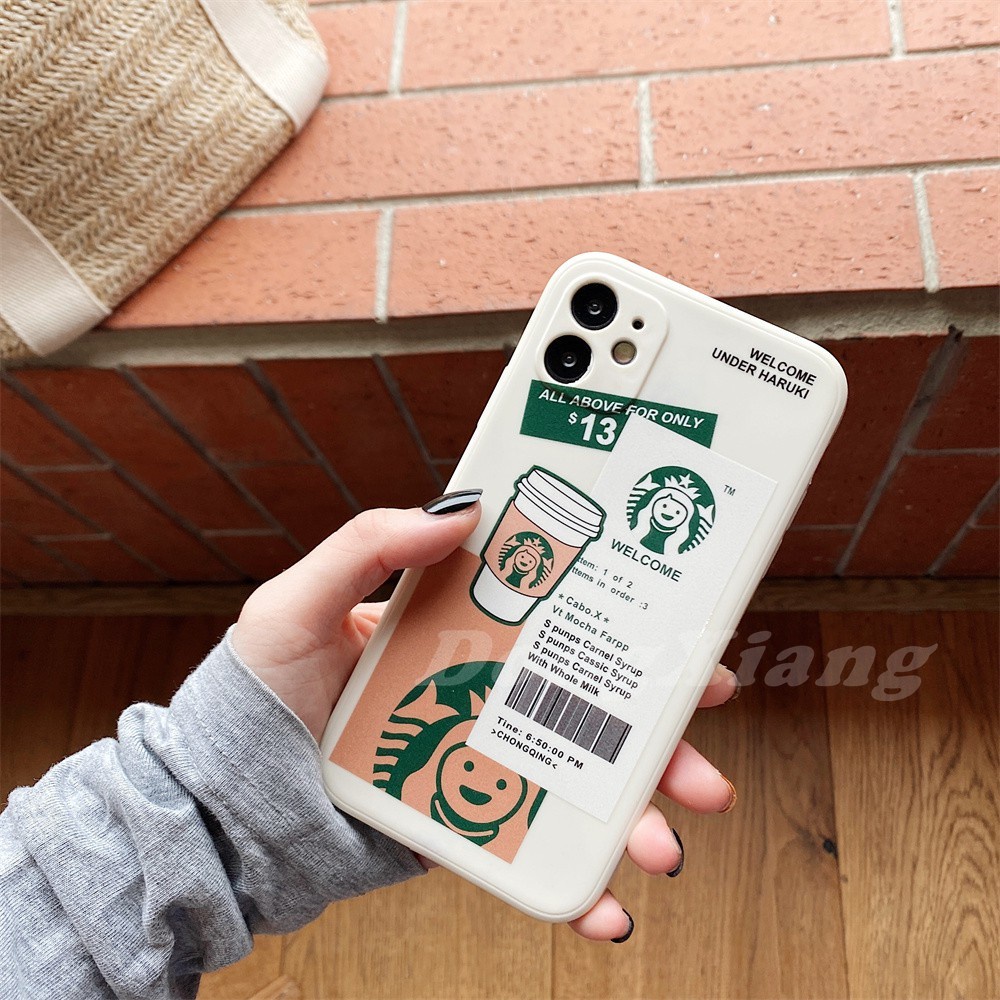 Soft Case Hp Gambar Starbucks Untuk Infinix Hot 10 Play / 10T / 9 Play / 11S / NFC / 5 / Note / 11pro / 10Pro