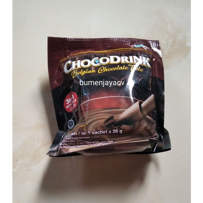 

chocodrink belgian taste minuman kakao isi 5 per pack