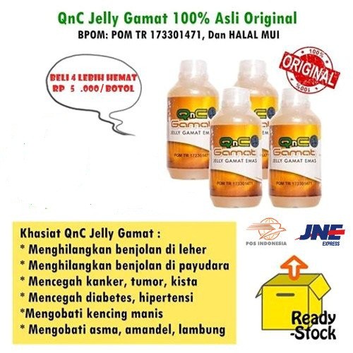 ➦WLø² QNC jelly gamat emas - qnc jelly gamat pengencer darah kental - qnc jelly gamat 500ml