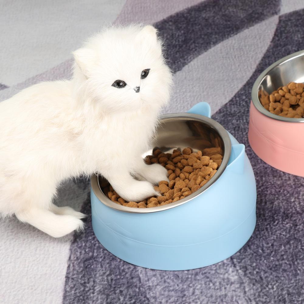 Mangkuk Makan Nanas Perlengkapan Hewan Peliharaan Stainless Steel Puppy Feeder Water Food Dish