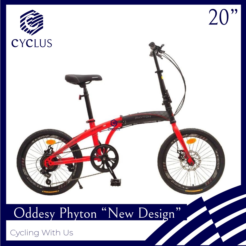 Sepeda Lipat Odessy Phyton 7 Speed 20 Inch Anak Dewasa Murah