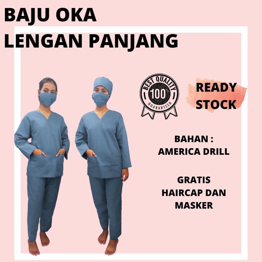 BAJU OK DUA SAUDARA LENGAN PANJANG KAIN DINGIN JAHITAN RAPI