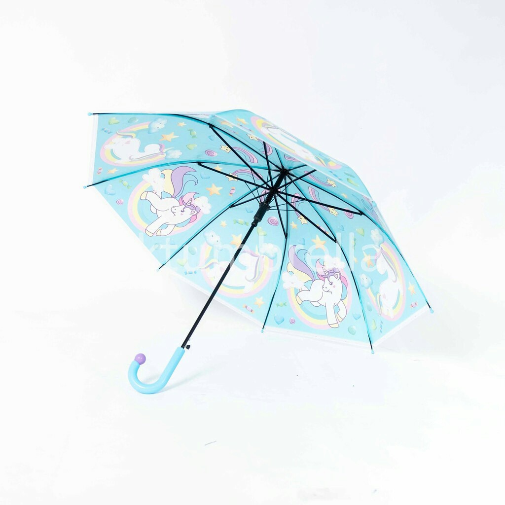 PAYUNG LIPAT ANAK KARAKTER HELLO KITTY LUCU KOREA PEREMPUAN UMBRELLA KIDS MOTIF UNIK IMPORT D49