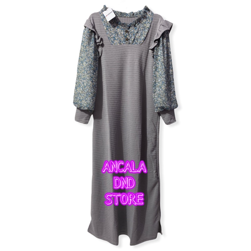 GAMIS DRESS CAVEL KNIT RAJUT JUMBO LD110-120/140 (E35)