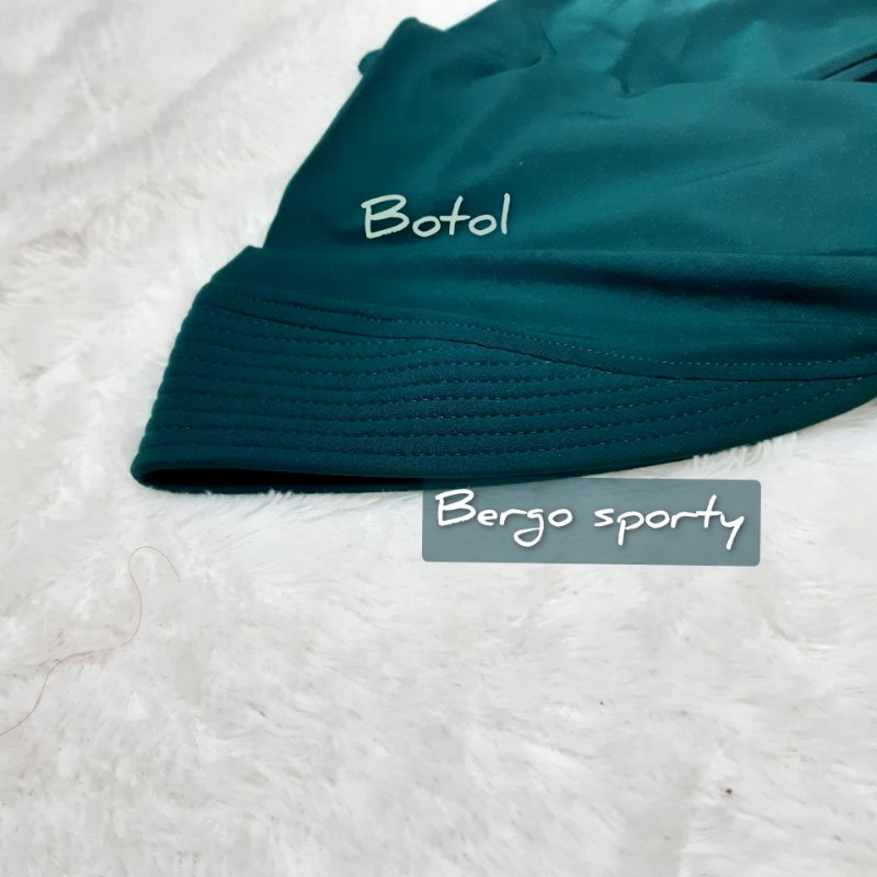 Bergo sport jersey Jilbab Harian Olahraga