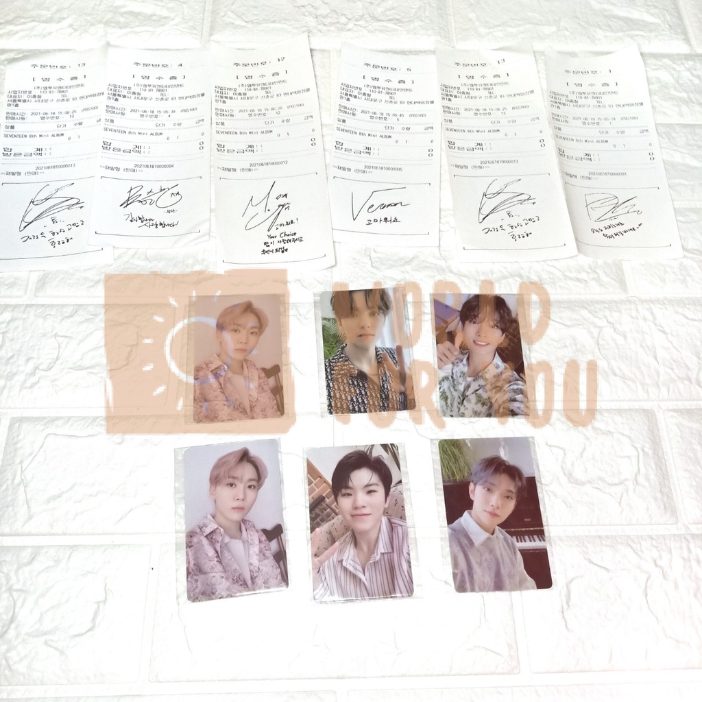 [READY] PC Photocard LD Seventeen Lucky Draw Your Choice M2U pt. 1 Woozi Boo Seungkwan