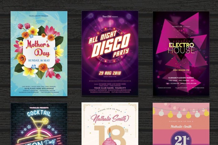 45 Flyers Bundle - Photoshop &amp; Illustrator