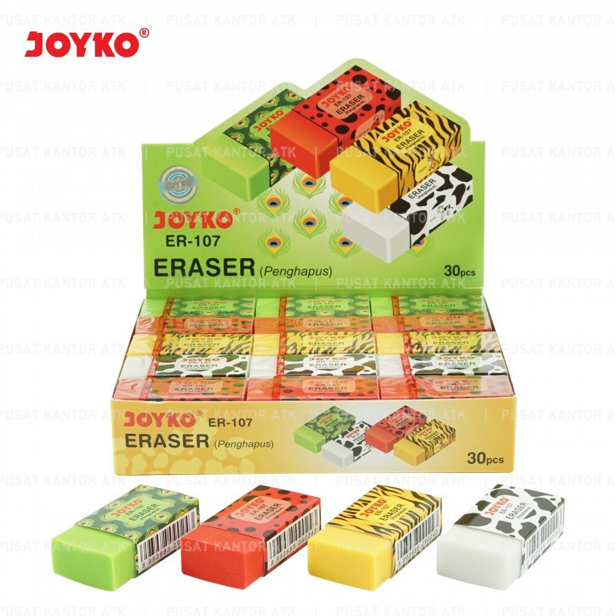 

Penghapus / Eraser Joyko ER107 Motif Animal Penghapus Stip Satuan #