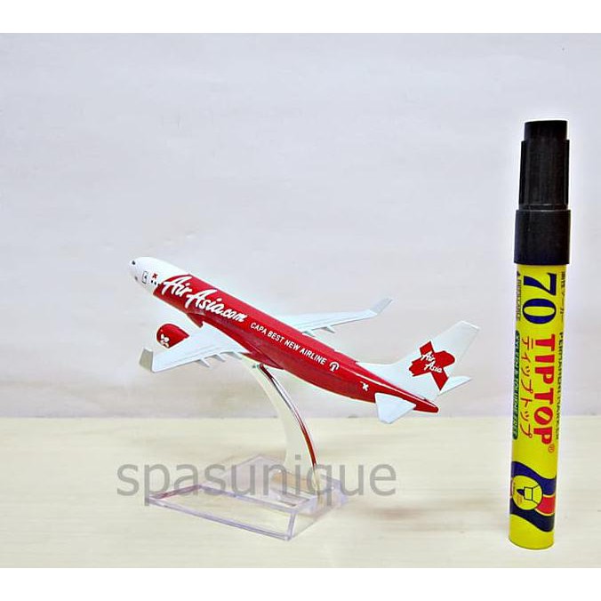 Sale Pajangan Miniatur Diecast Pesawat Air Asia.Com Murah