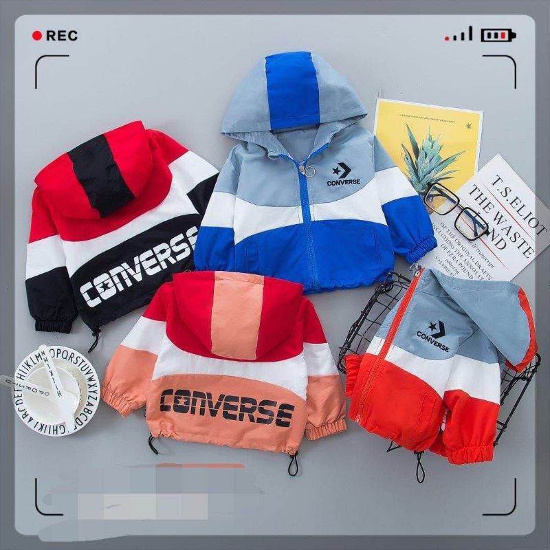 Jaket Anak Converse dan Adidas