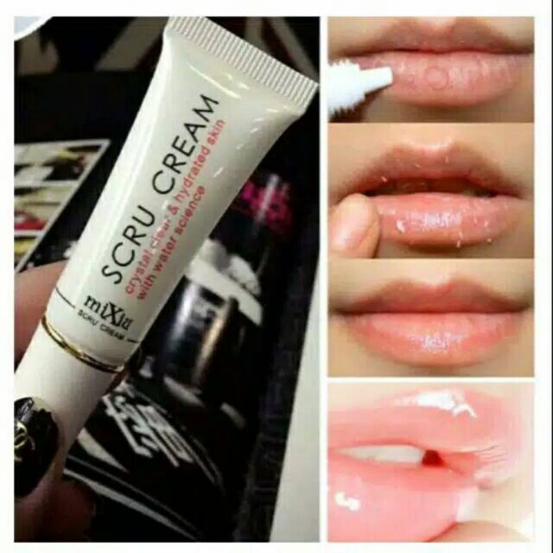 Mixiu Scru Cream Pelembab Bibir Anti Kering